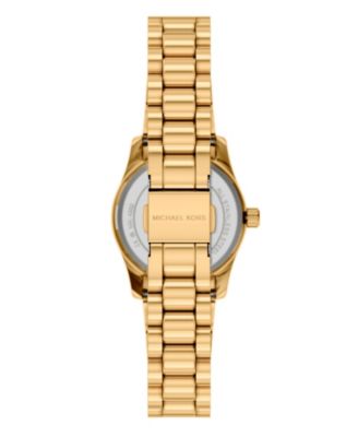 Women's Lexington Three-Hand Gold-Tone Stainless Steel Watch and Jewelry Set, 26mm