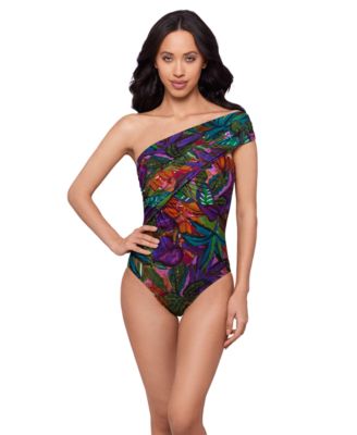 Women's Bandeau Neck One-Piece Swimsuit