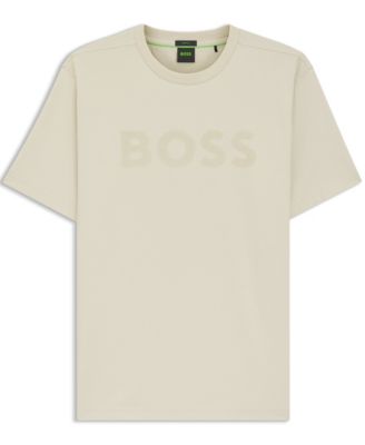 Men's Stretch Cotton Tonal Logo Relaxed-Fit T-Shirt