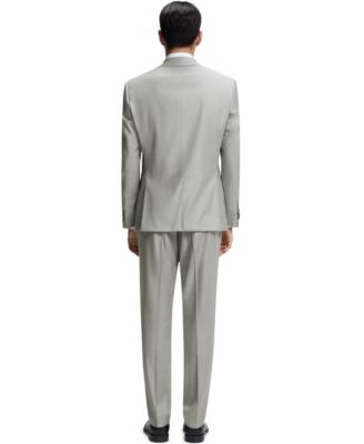 Men's Two-Piece Wool Blend Slim-Fit Suit