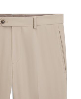 Men's Virgin Wool Cotton Tapered-Fit Pants