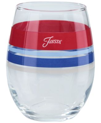 Americana Stemless Wine Glasses, Set of 4