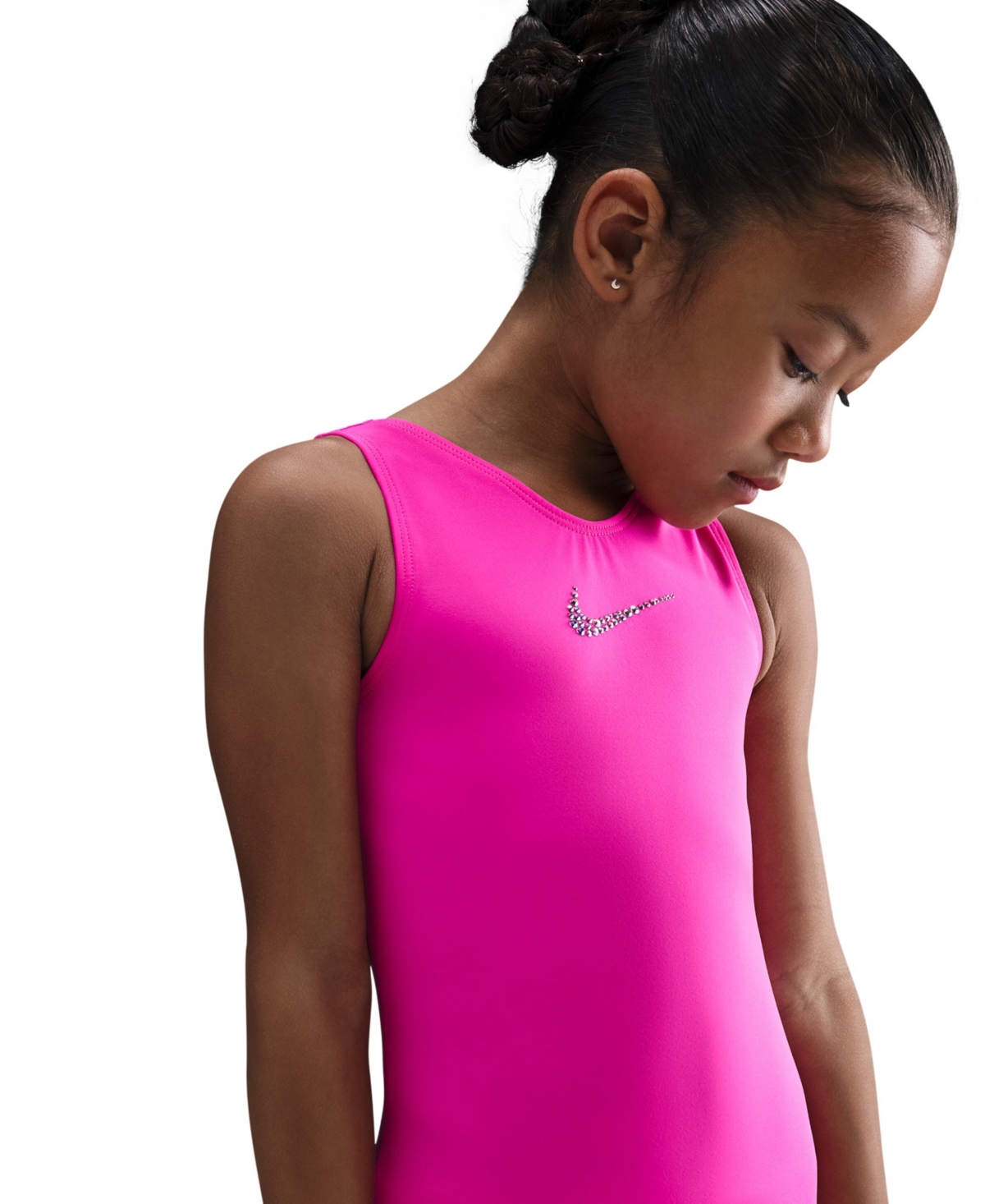 Nike Gymnastics Girls' 7-16 Classic Performance Leotard In Pink