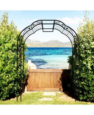 Metal Garden Arch 74.4" Wide