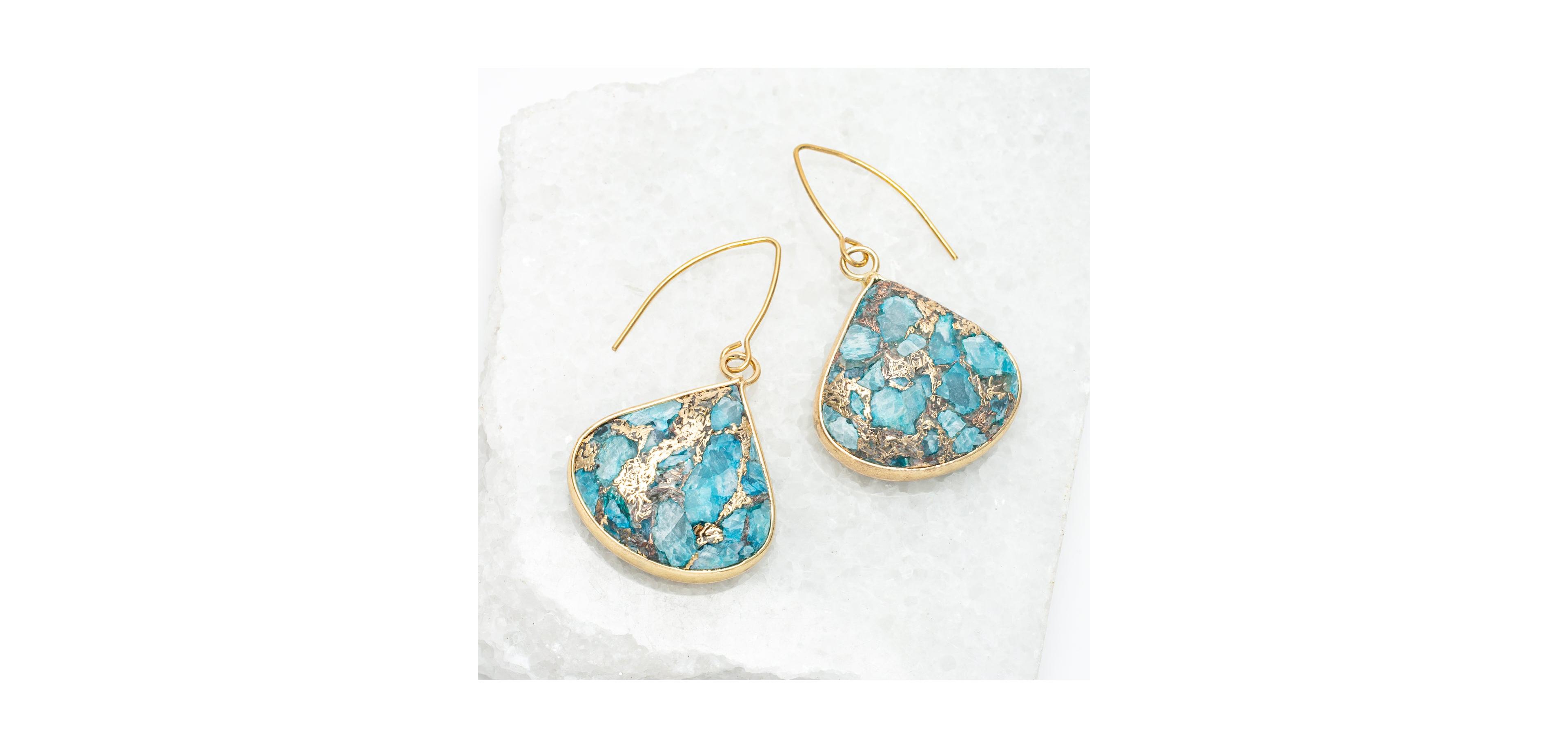 Starfish Project Emperor Stone Blossom Earrings
