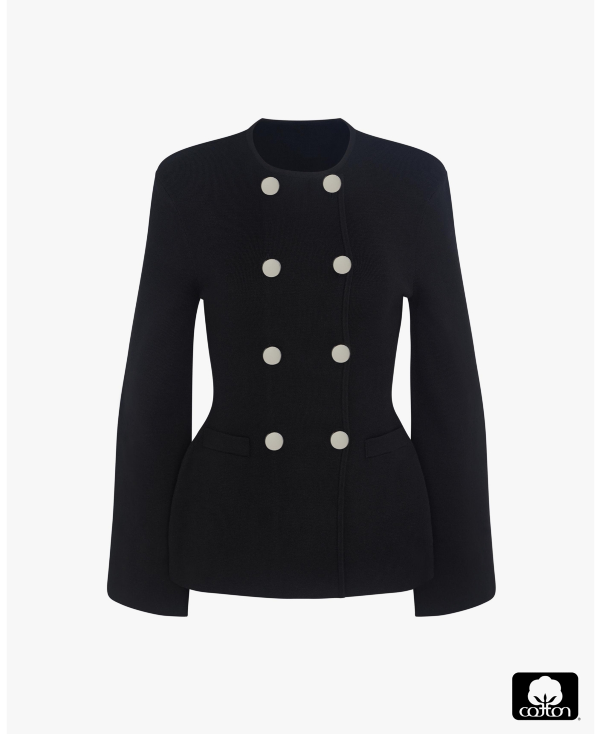 WeWoreWhat Women's Cinched Waist Peplum Sweater