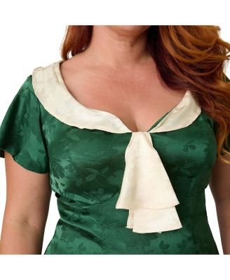 Plus Size 1920s Wilshire Flapper Day Dress