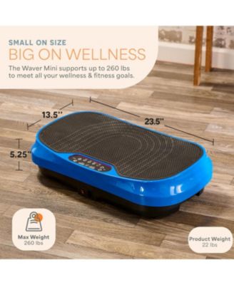 Waver Mini Vibration Plate Exercise Machine for Lymphatic Drainage – Compact Whole Body Vibrating Platform for Muscle Toning