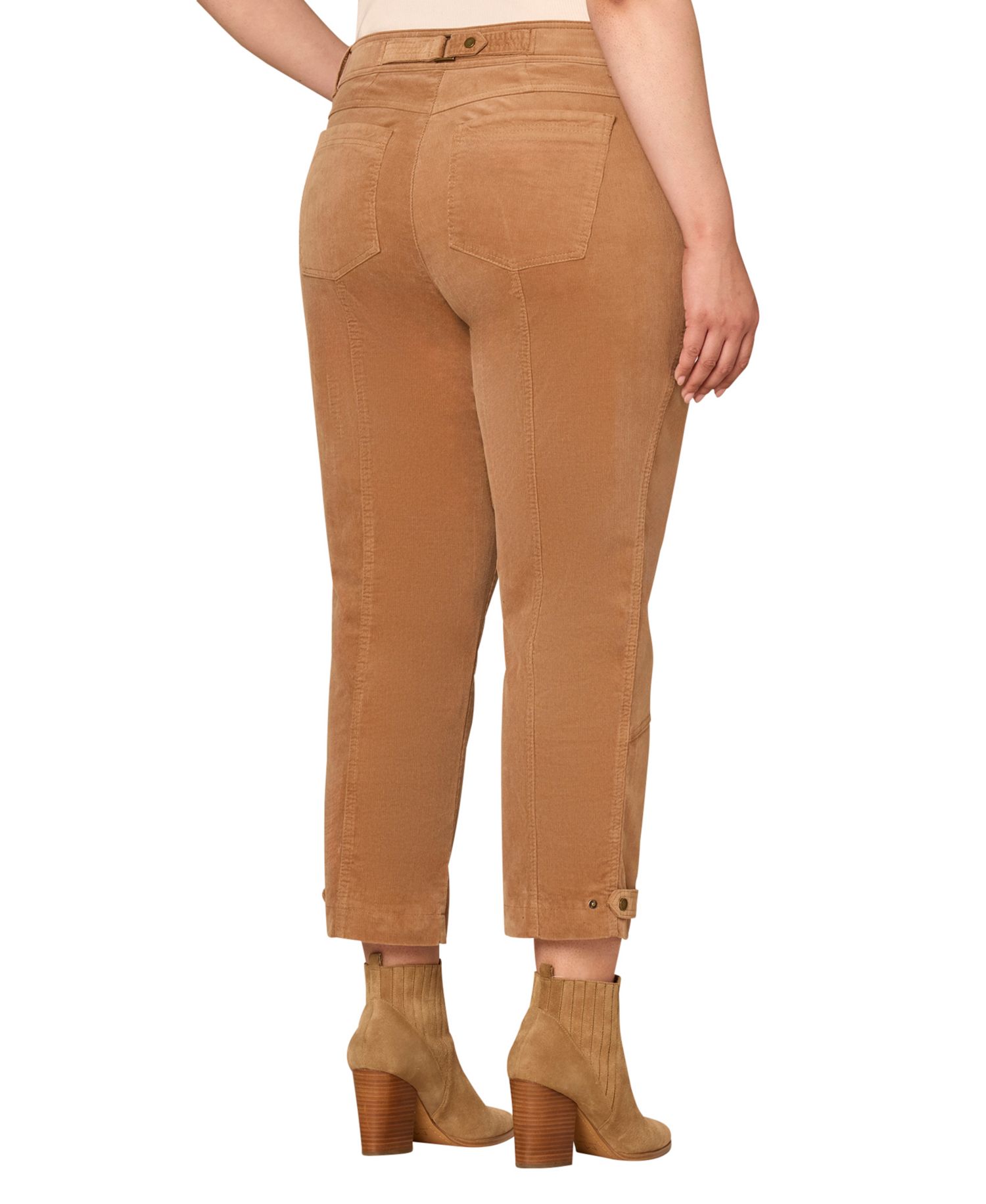 Plus Size High-Rise Tapered Jeans