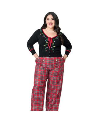 Women's 1950s Crop Knit Cardigan