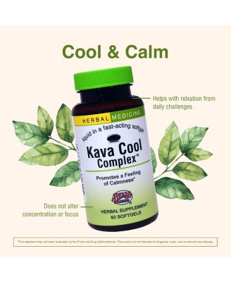 Herbs Etc. Kava Cool Complex - 60 Softgels