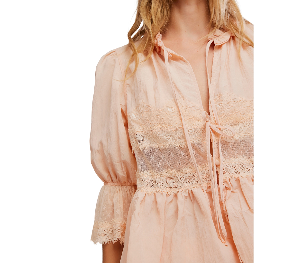 Free People Women's Forever Young Bed Jacket Top