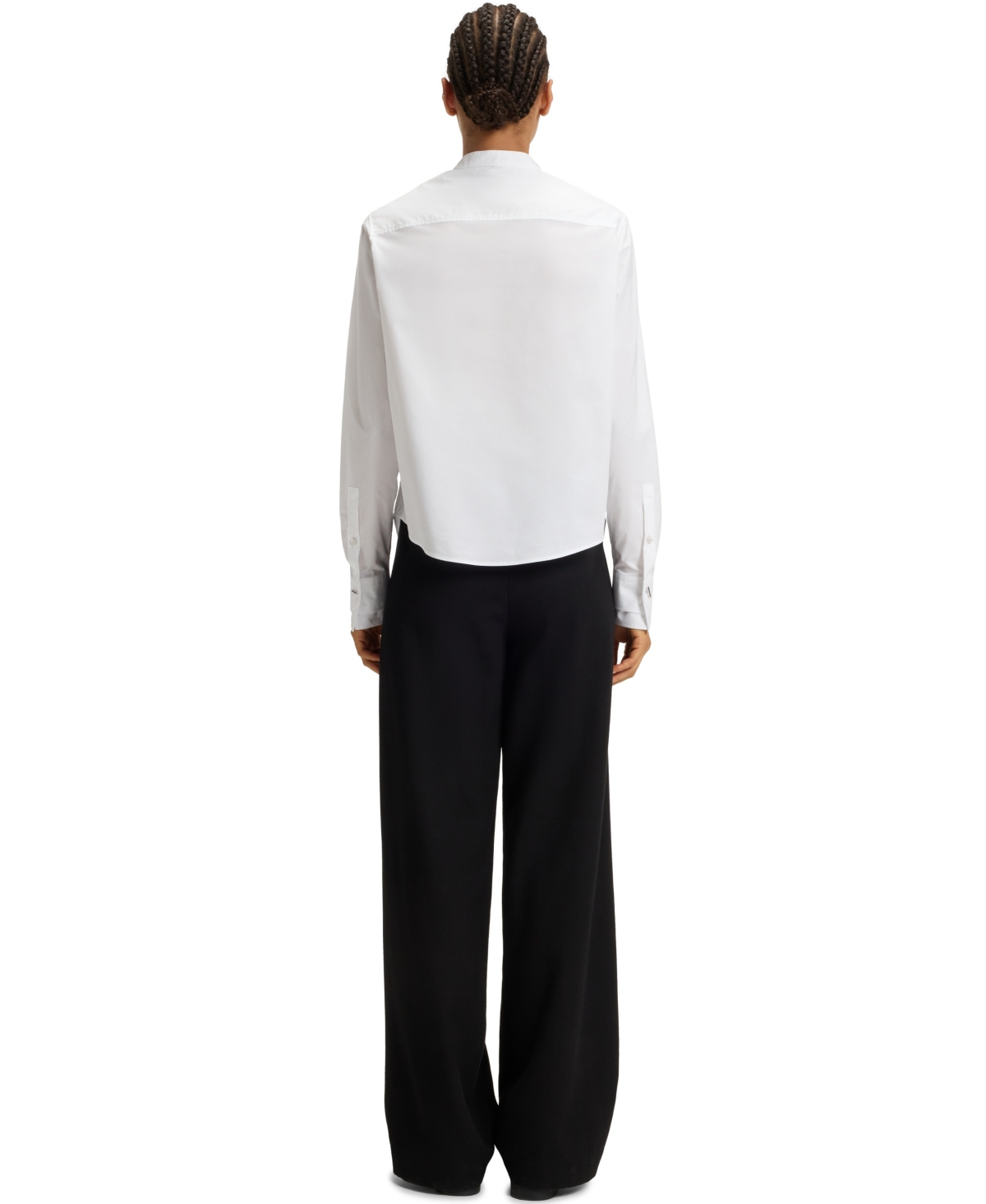 Boss by Hugo Women's Cotton Poplin Regular-Fit Blouse