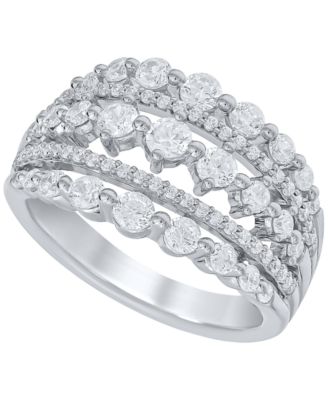 Macy's - White Diamond Ring (1-1/2 ct. t.w.) in 14K White Gold