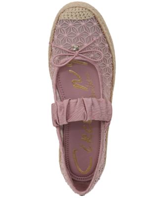 Women's Lillie Mesh Mary-Jane Espadrille Flats
