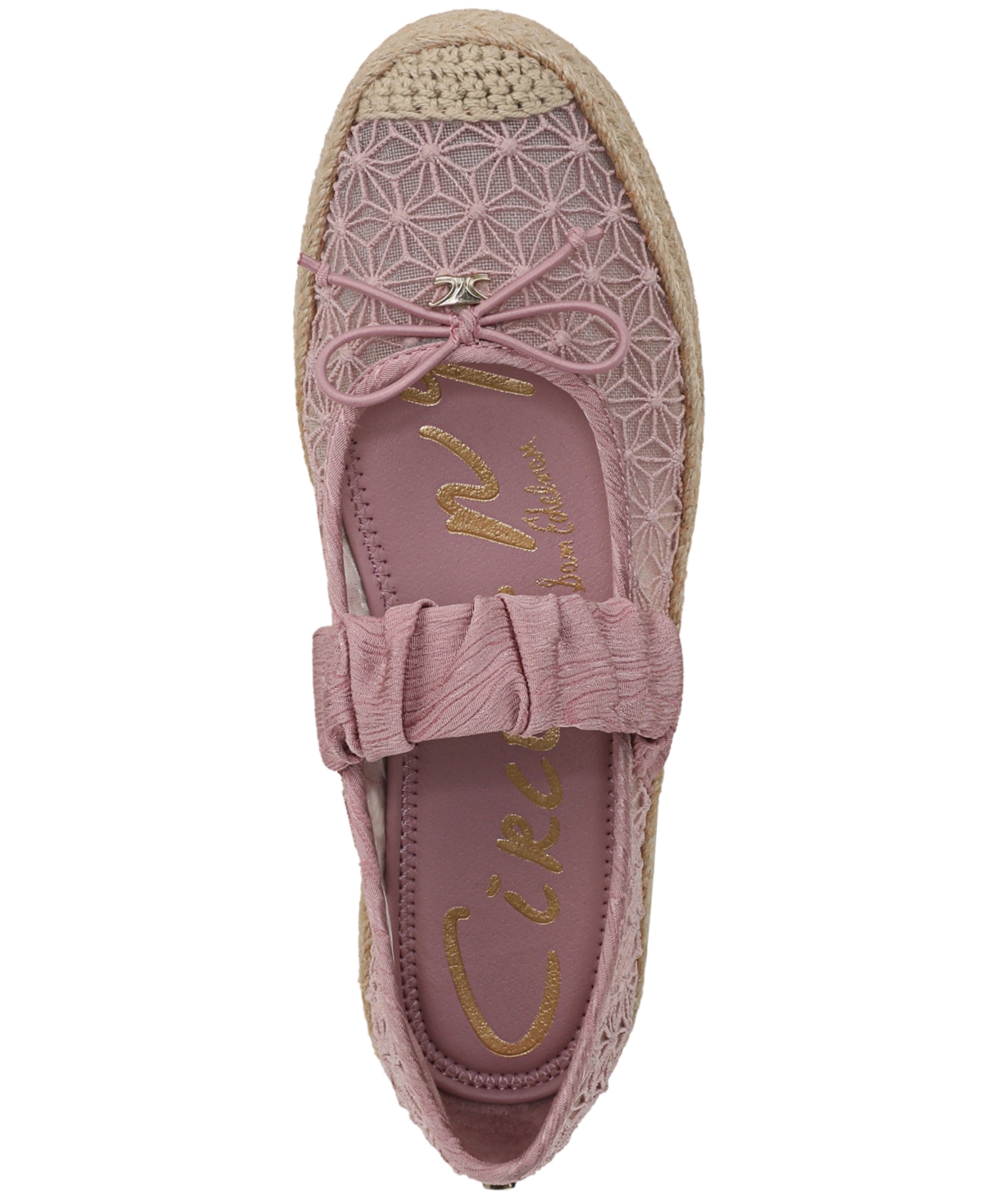 Circus Ny by Sam Edelman Women's Lillie Mesh Mary-Jane Espadrille Flats