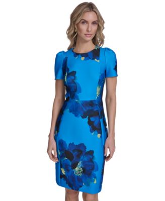 Women's Crewneck Short-Sleeve Dress