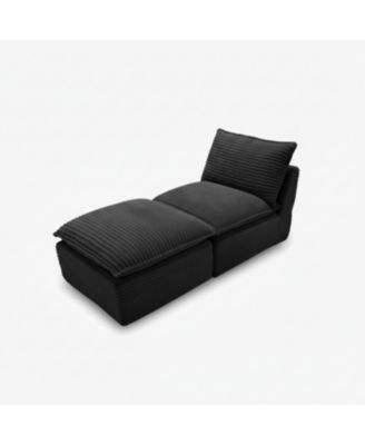 Streamdale Modern corduroy cloud sofa, comfortable & combinable for living rooms