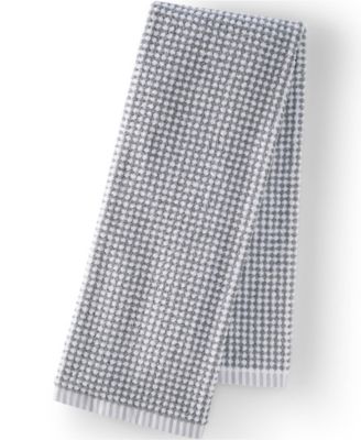 Quick-Dry Cotton Textured Gingham Bath Towel