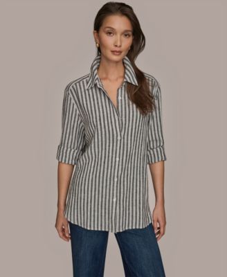 Women's Collared Button Front Shirt
