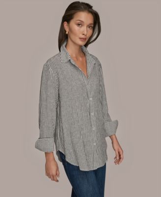 Women's Collared Button Front Shirt