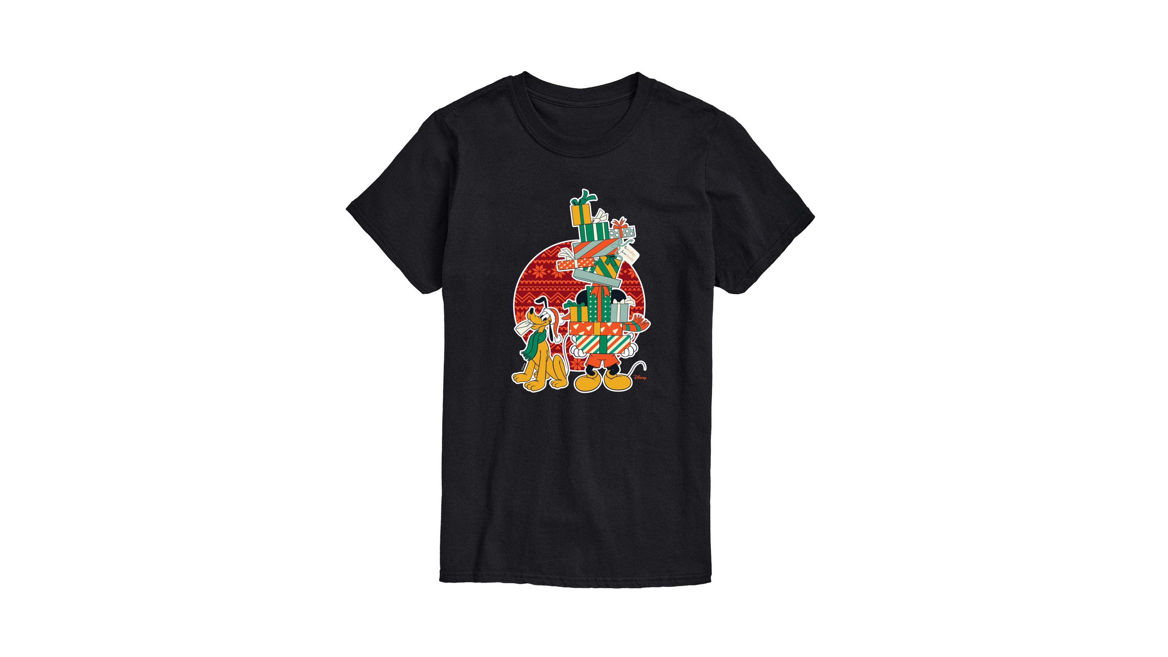 Airwaves Men's Disney Mickey And Presents Short-Sleeve Graphic T-Shirt