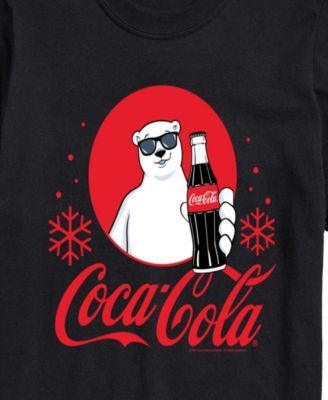 Men's Coca-Cola Polar Bear Snowflakes Crewneck Graphic T-Shirt