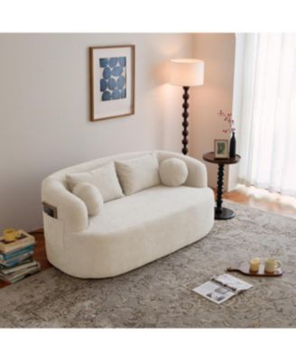 Streamdale Sofa-in-a-Box Memory Foam 2-Seater Couch, Beige