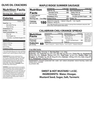 Touchdown Cutting Board with Gourmet Gift Pack, 5 Piece