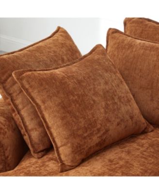 Full-Compressed Round Chaise Sofa