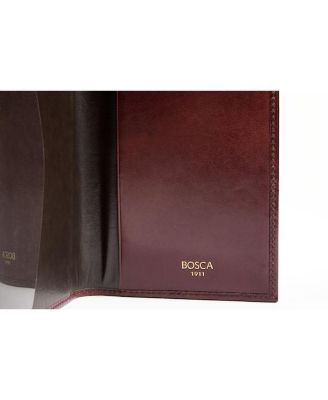 Men's Old Leather Passport Case