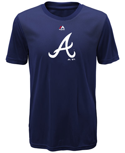 Majestic Kids' Atlanta Braves Geo Strike T-Shirt