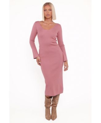 Women's Lina Long Sleeve Midi Dress