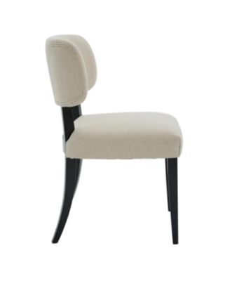 Streamdale Wooden Dining Chairs Set of 2, Modern Fabric Upholstered Kitchen Chairs