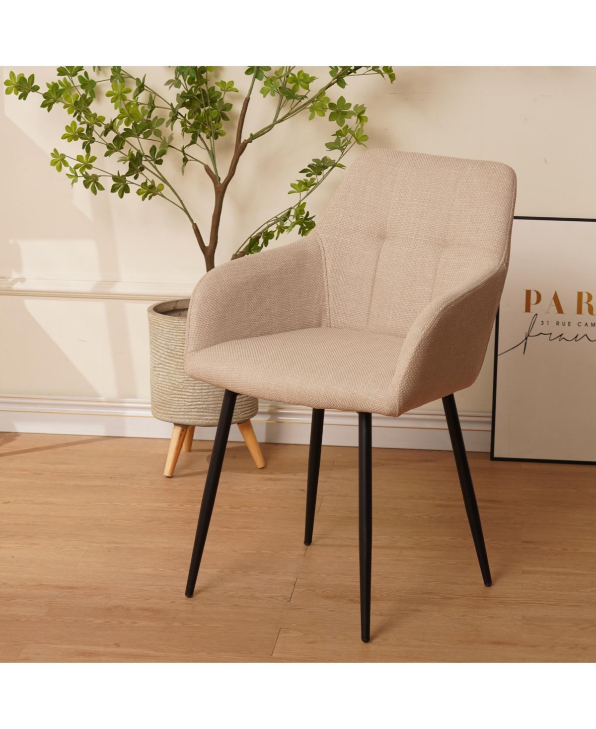 Streamdale Modern Elegant Velvet Chair for Living Room & Dining