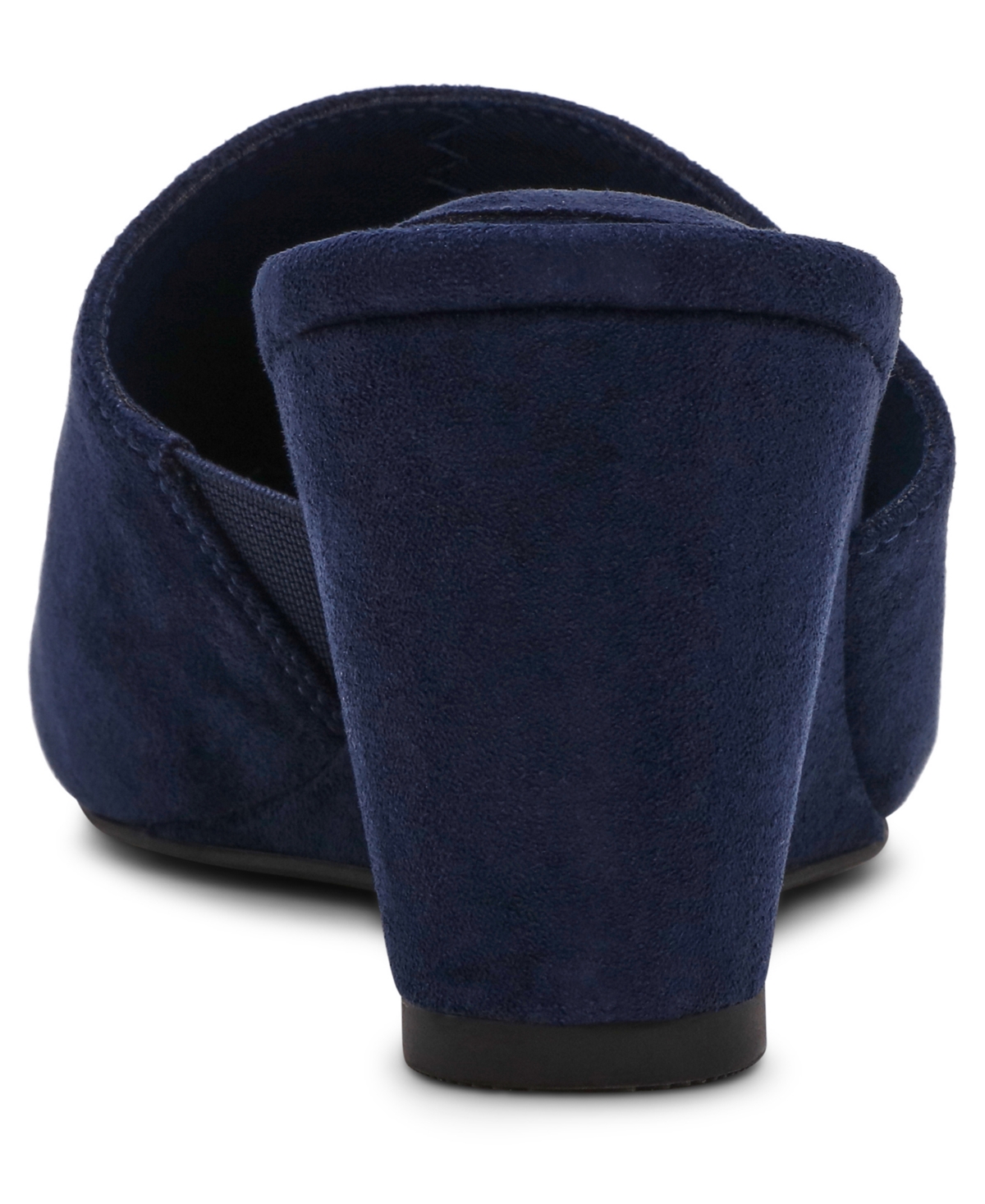 Anne Klein Women's Charisma Peep-toe Wedge Heel Sandals In Blue