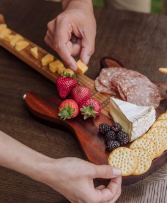 Guitar Legend 10-Pc. Cheese Board and Tools Set