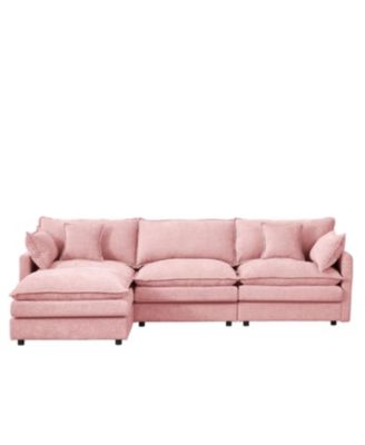 Modular Sectional Sofa, 102 Inch L Shaped Couch Set, 3-Seater Cloud Couch