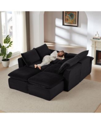 Streamdale Modern corduroy cloud sofa, freely combined, comfortable sitting experience