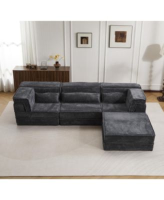 Streamdale Compression Sofa, Convertible Floor Sofa Bed, Modular Sectional Sofa