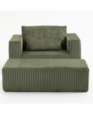 Streamdale Modern 3-Seat Modular Chenille Sectional with Low-Profile Design