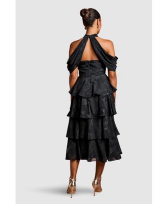 Women's Cold Shoulder Midaxi Dress