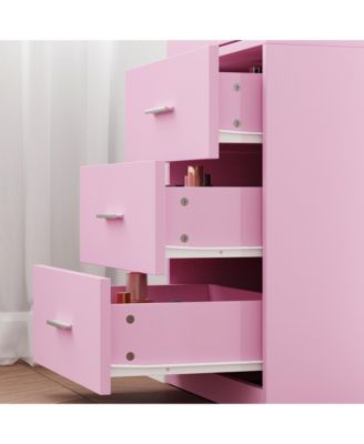 LED Dressing Table with full body mirror | Sliding cover hidden compartment+three drawer large capacity | Versatile in bedroom/dressing room