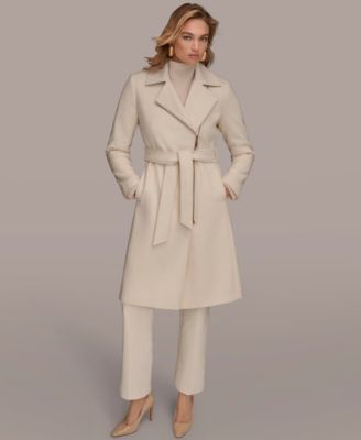 Women's Notch Collared Belted Coat