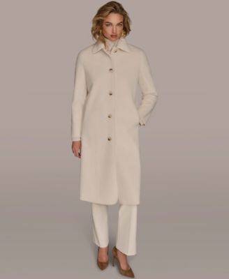 Women's Button Front Maxi Coat