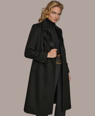 Women's Double-Breasted Reefer Coat