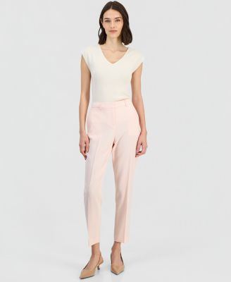 Women's Mid-Rise Straight-Leg Ankle Pants