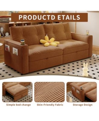 Multi-Functional Convertible Sofa Bed 2-in-1