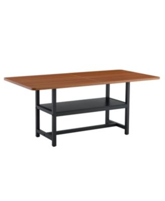 Walnut Dining Table with Storage Platform (7135.4