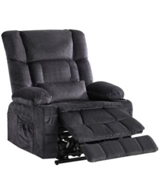 Dual Motor Power Lift Recliner Chair with Heat and Cup Holders